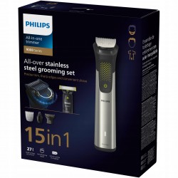 Trymer Golarka PHILIPS 9000 Multigroom+OneBlade 15w1 MG9552/15