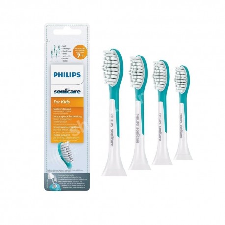 4x KOŃCÓWKA PHILIPS SONICARE HX6044/33 KIDS 7+