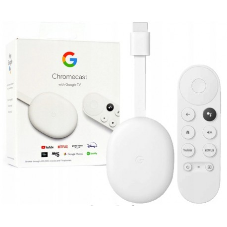 Odtwarzacz multimedialny Google CHROMECAST 4.0 HD 4 GB