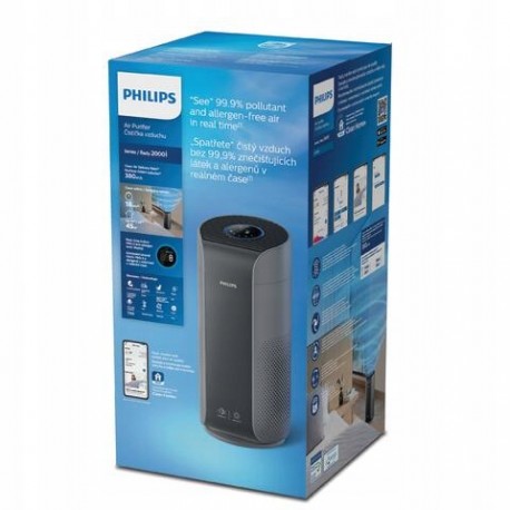 Oczyszczacz powietrza Philips AC2959/53 46W 45m2 Filtr 3w1 WiFi